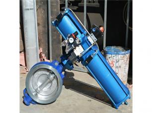 對夾式(shi)氣動硬密封蝶(die)閥