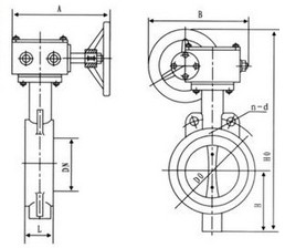 雙(shuāng)法蘭對(dui)夾軟密(mi)封蝶閥(fa)